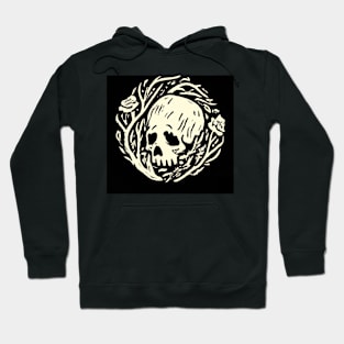 Skull in Plants Hoodie